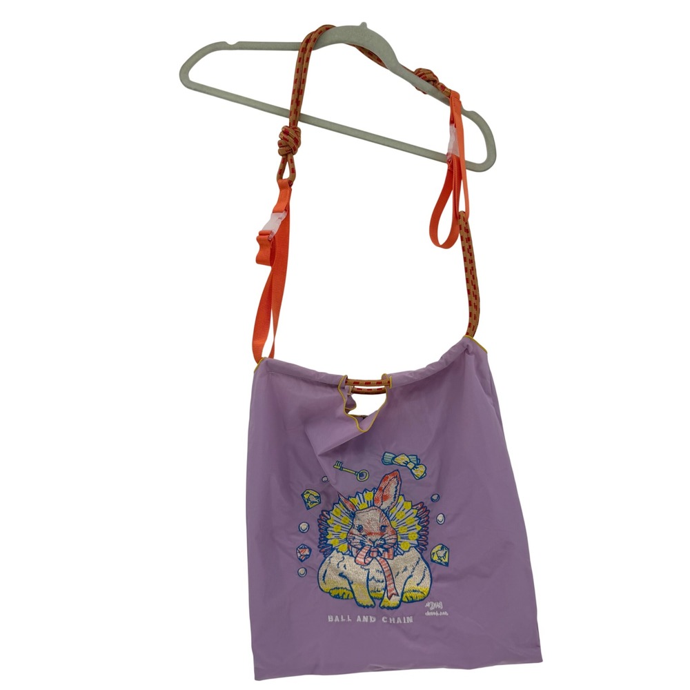Ball & Chain Japanese Brand Rare Tokyo Fashion Rabbit Embroidery Crossbody Bag